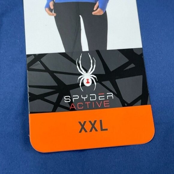 Spyder Active Womens Blue Long Sleeve Top XXL 6703 - Picture 3 of 9